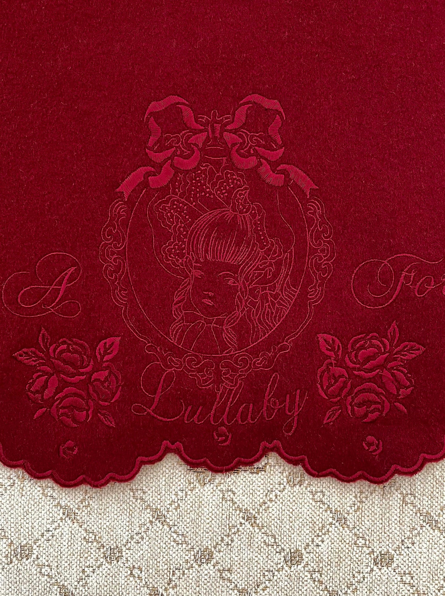 Lolita Cape Dry Doll Antique Embroy Cape
