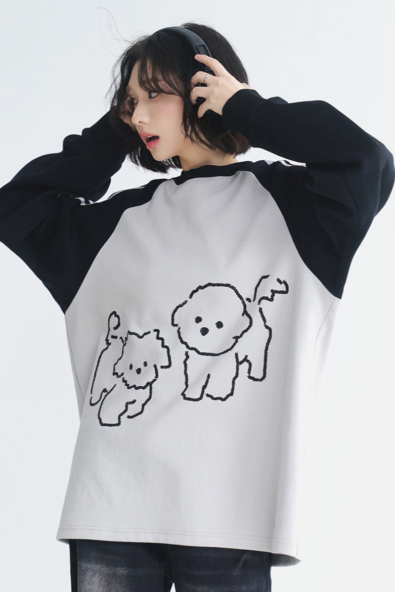 Printed Crush Sweater