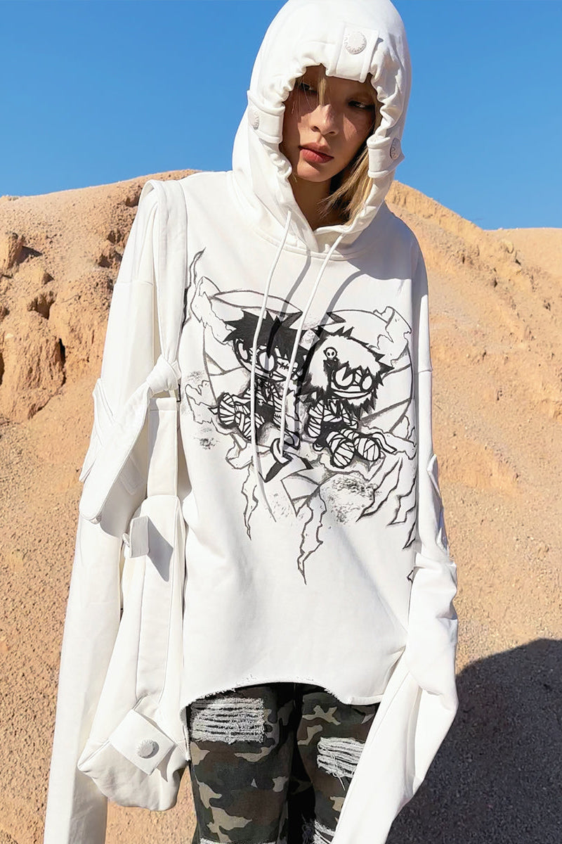 Hoodie Love Hooded Mummy Sweatshirt