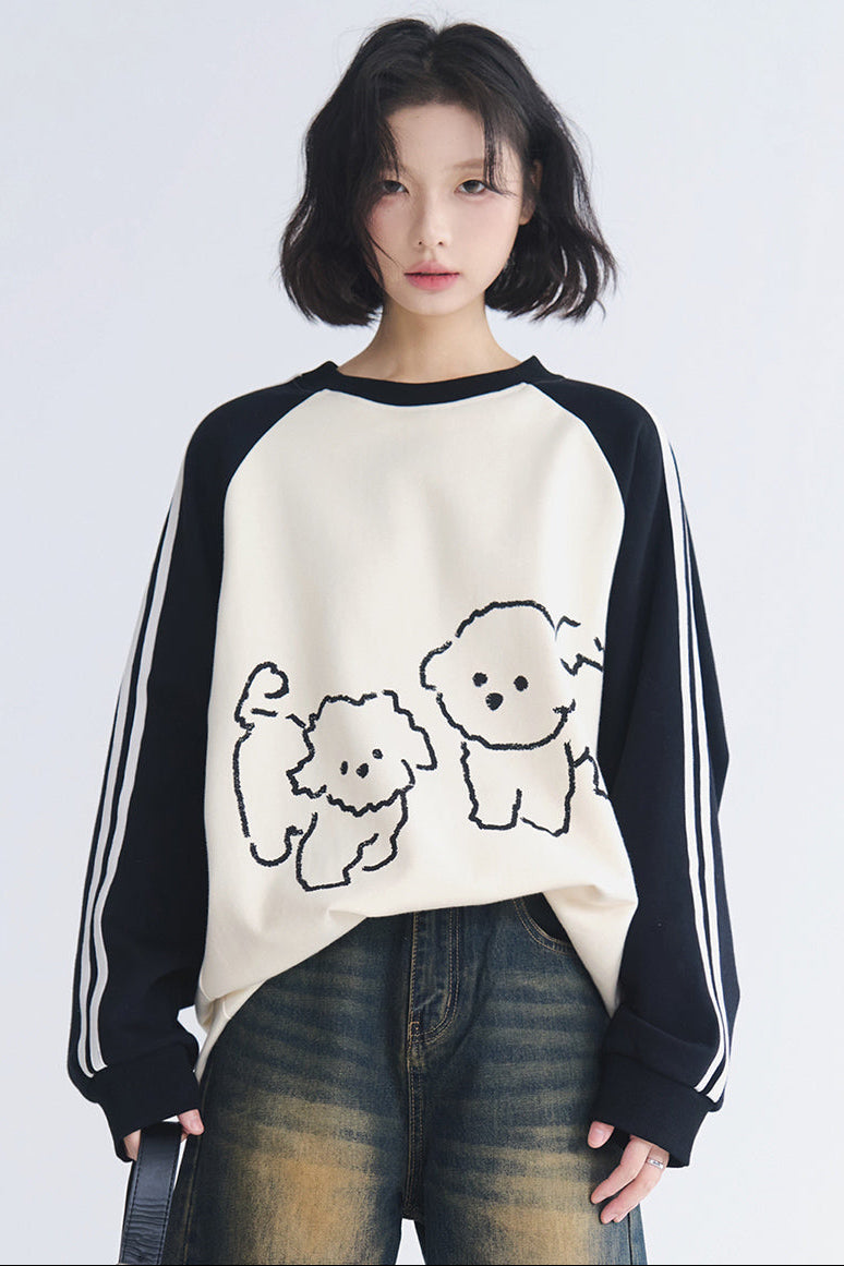 Printed Crush Sweater