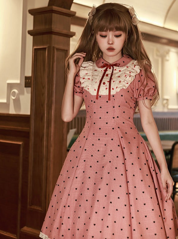 Dress Dot Sweet Retro Lolita