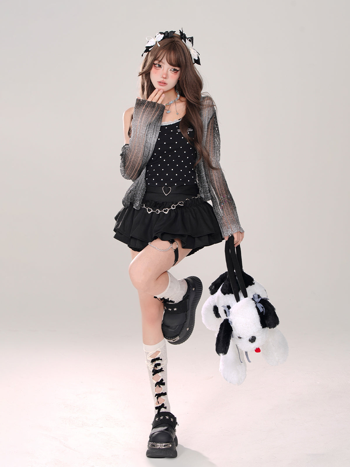 Summer Love Sheer Letter Knit Cardigan
