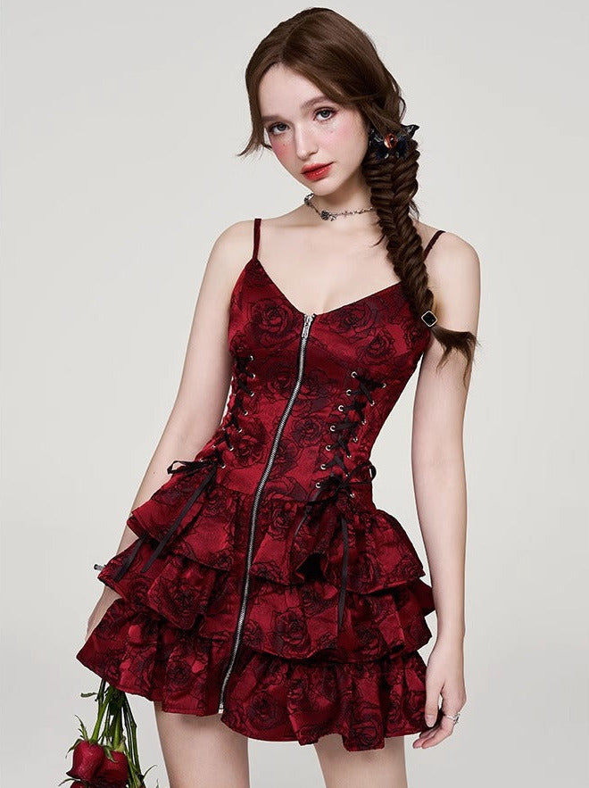 Jaccard Rose Dress Slings Spicy Tea