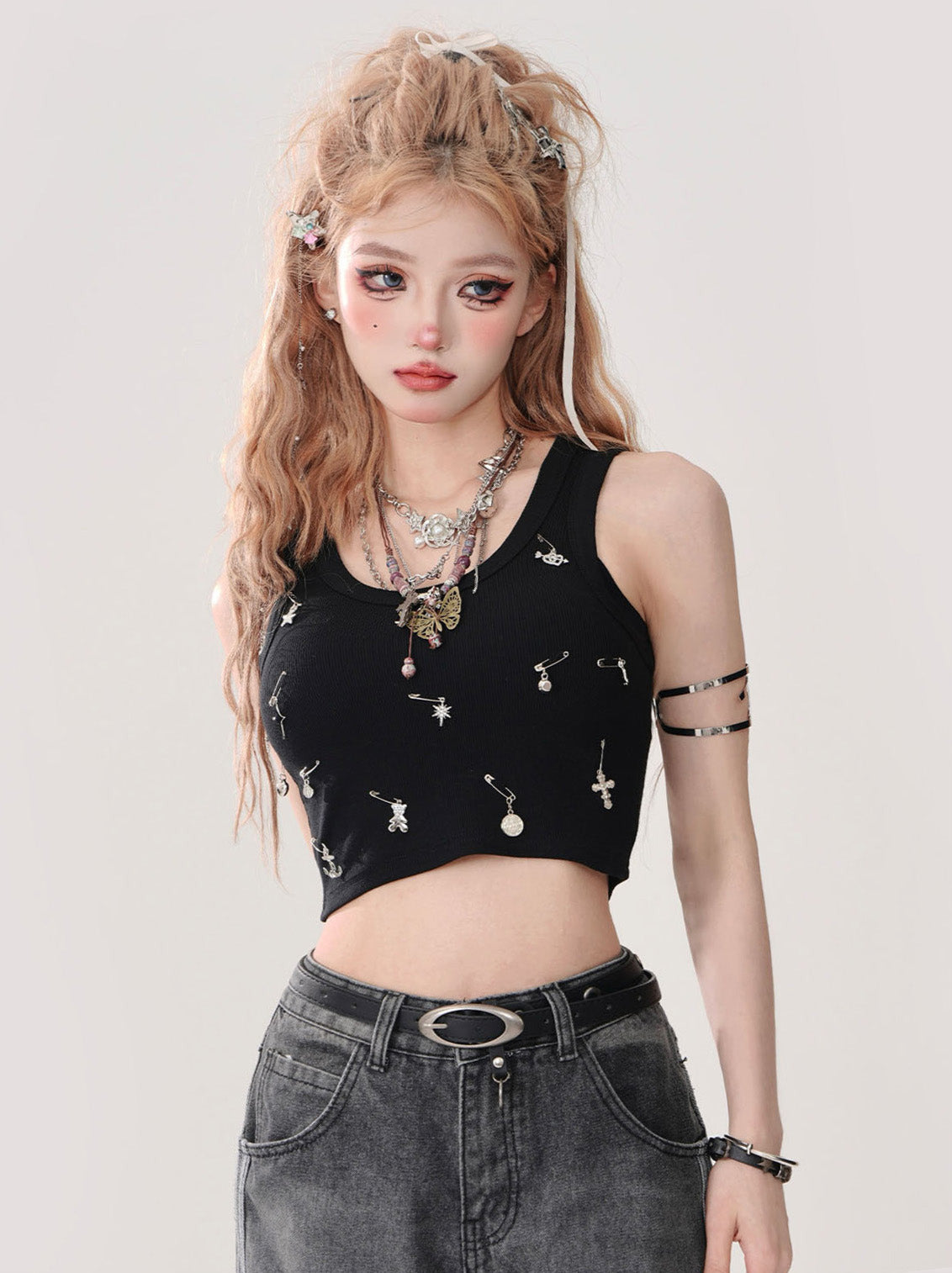 Top Crop Short Tank Cross