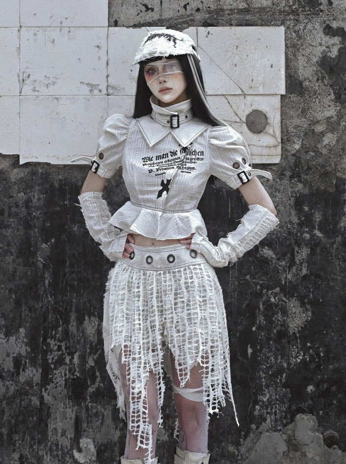 Tops Subculture High Punk Color