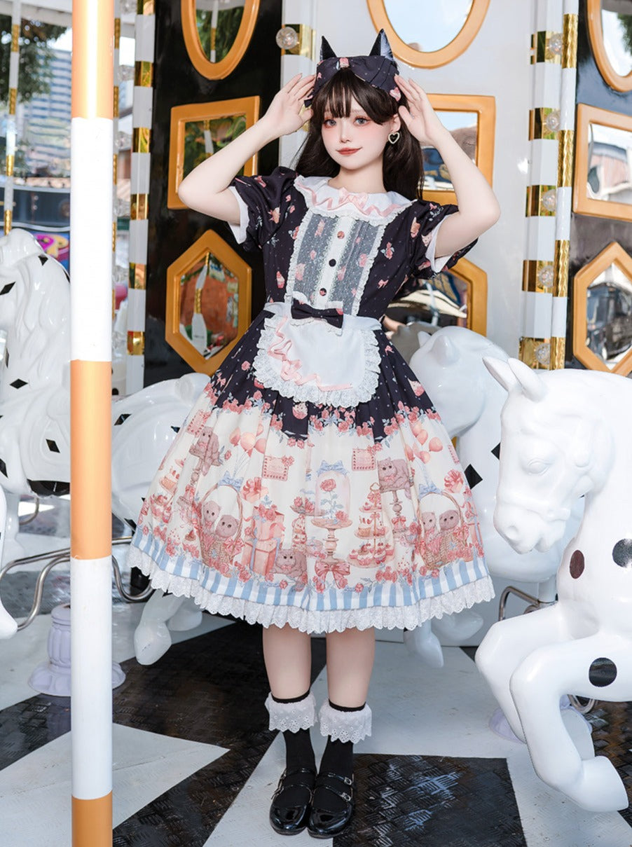Apron Cute Ribbon Lolita + Dress + Design