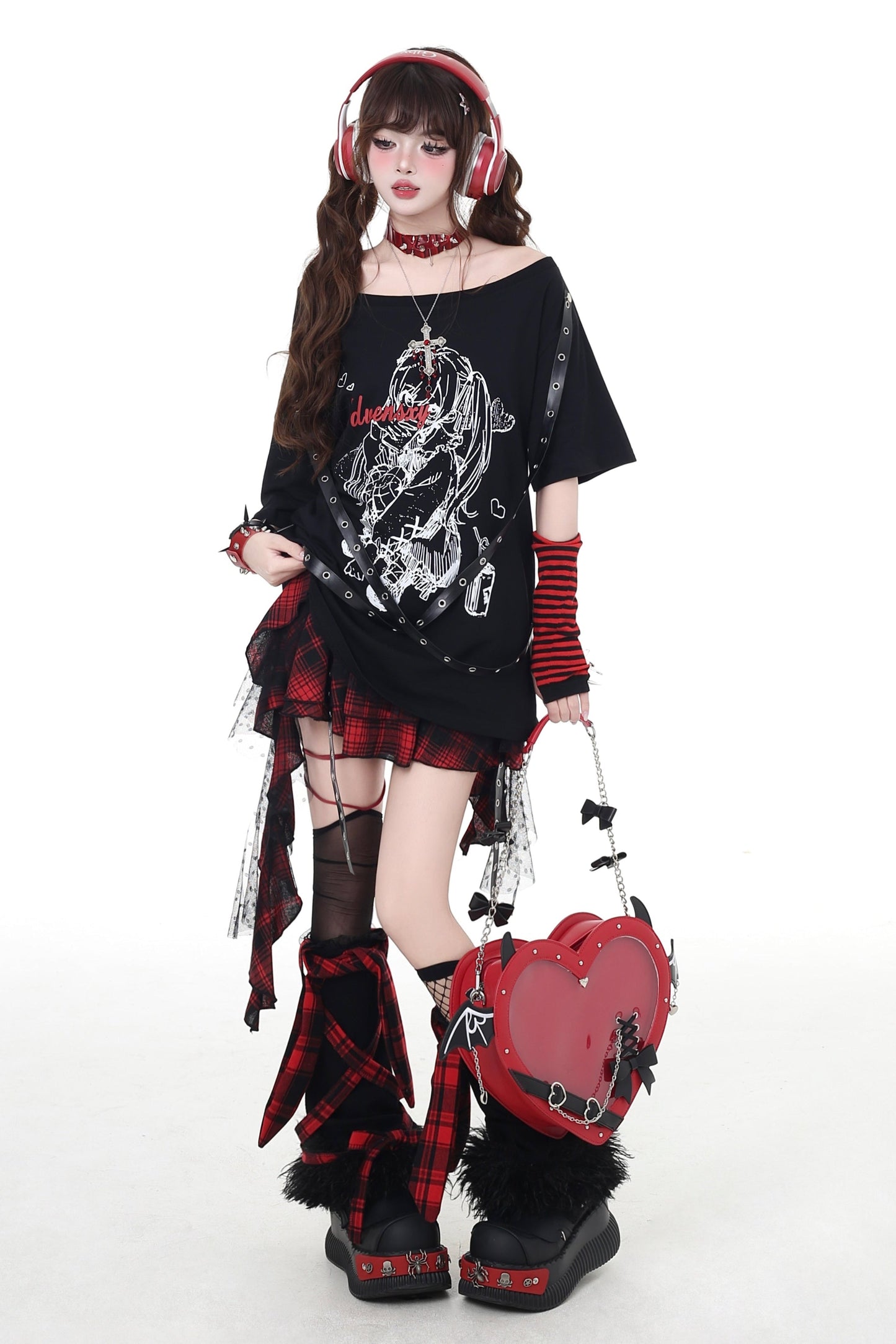 T-Shirt Girl Crazy Rock