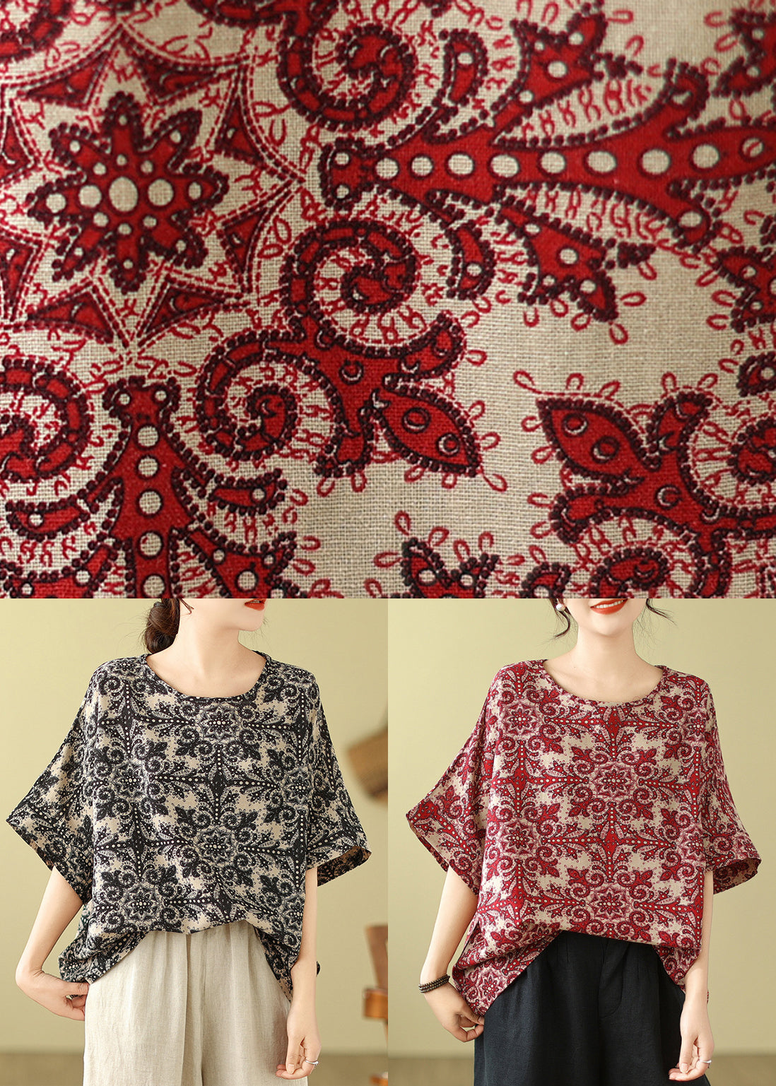 T Black Plus Size Shirt Print Summer