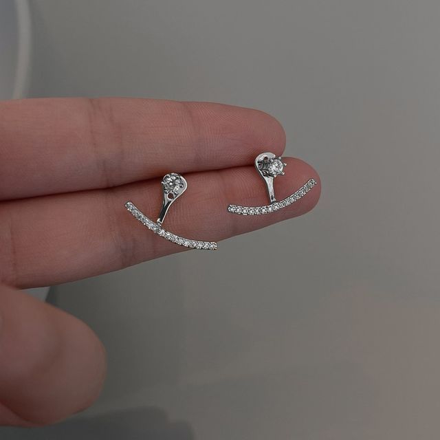 Swing Earring Rhinestone Alloy