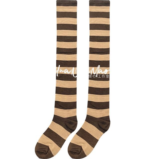 Striped Over-the-Knee Socks