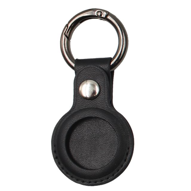 Holder AirTag Faux Leather Keyring