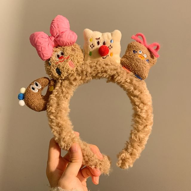 ヤーンデザイン)ヘッドバンドウォッシュフェイス(クッキー各種)