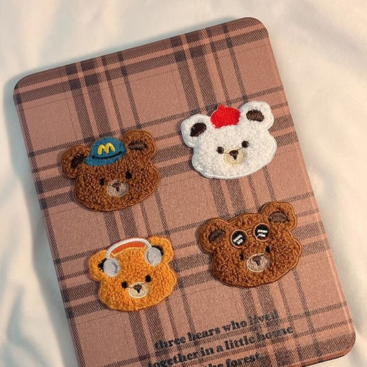 Bear Plaid Case iPad