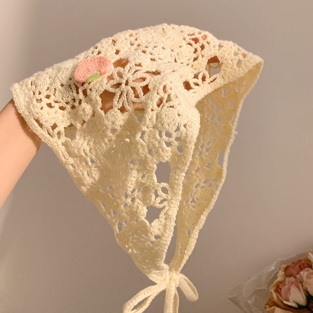 Scarf Embroidered Triangle (Various Designs) Head