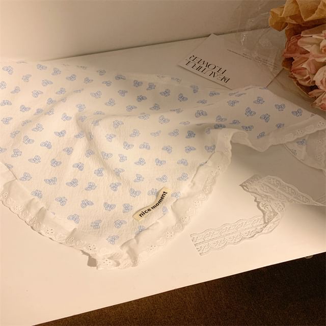 Print Head Designs) (Various Floral Scarf Triangle