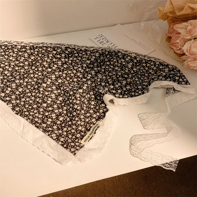 Print Head Designs) (Various Floral Scarf Triangle