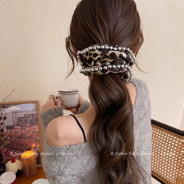Hair Scrunchie Leopard