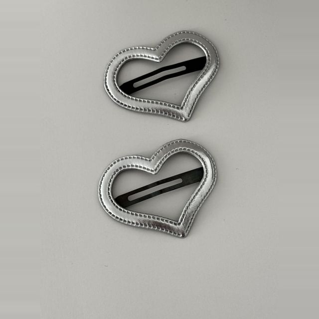Geometric Set Hair Clip Alloy