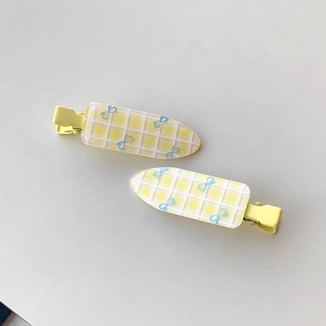 パターンセット2:クリップのアクリルヘア