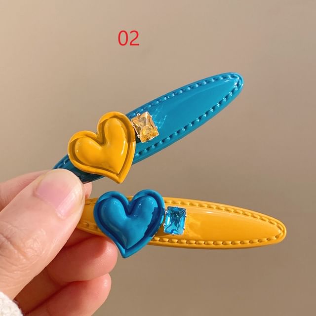 Hair / Clip Set Heart