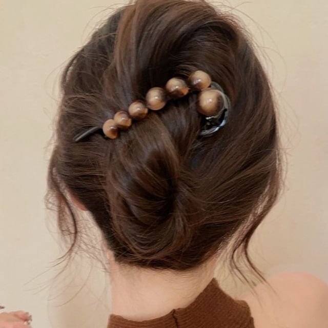 Clip Acrylic Bead Hair