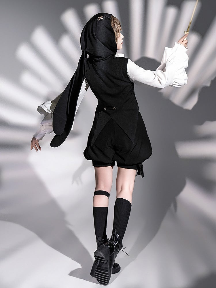 Lolita Ouji Knickerbockers Shorts Black Fashion
