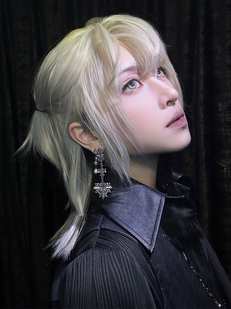 Length Short Wig Ouji 55CM Blonde