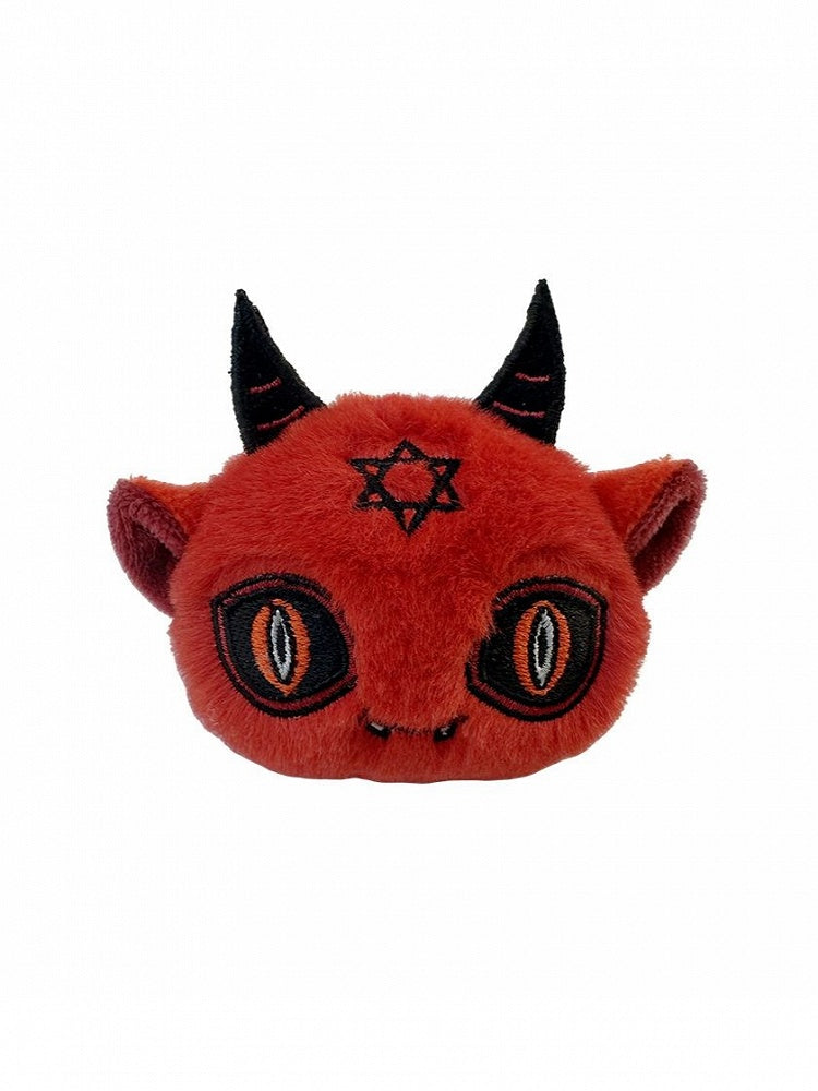 Red Gothic Devil Brooch