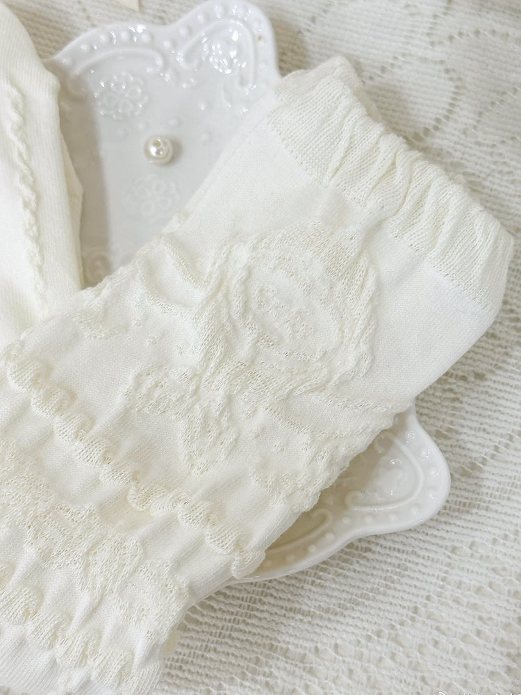 Cotton Socks Creamy White