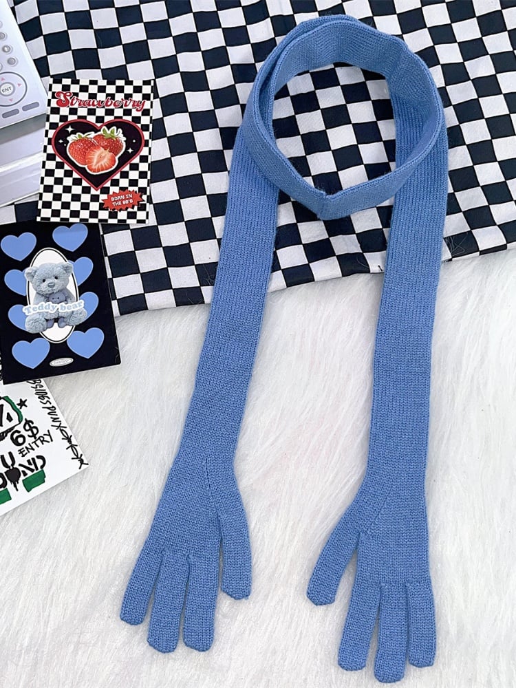 Y2K Hand-shaped Scarf