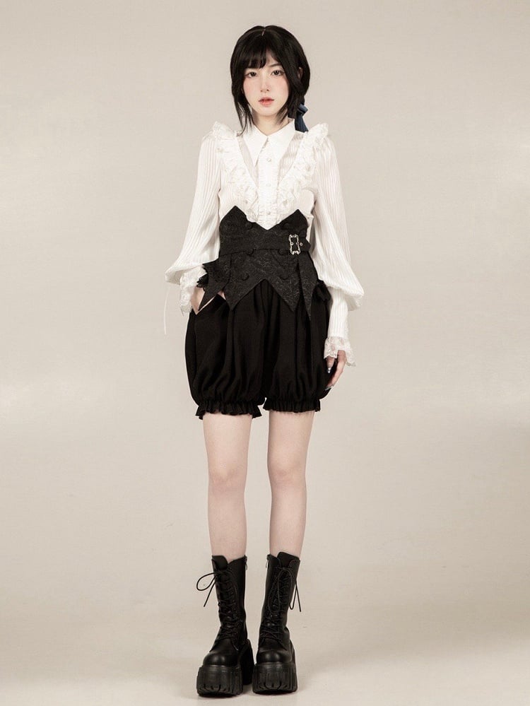 Black Ouji Lolita Shorts Bloomer