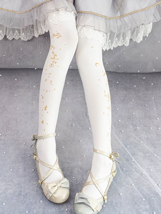 Die elegante Lolita-Strumpfhose „Jade Hare“
