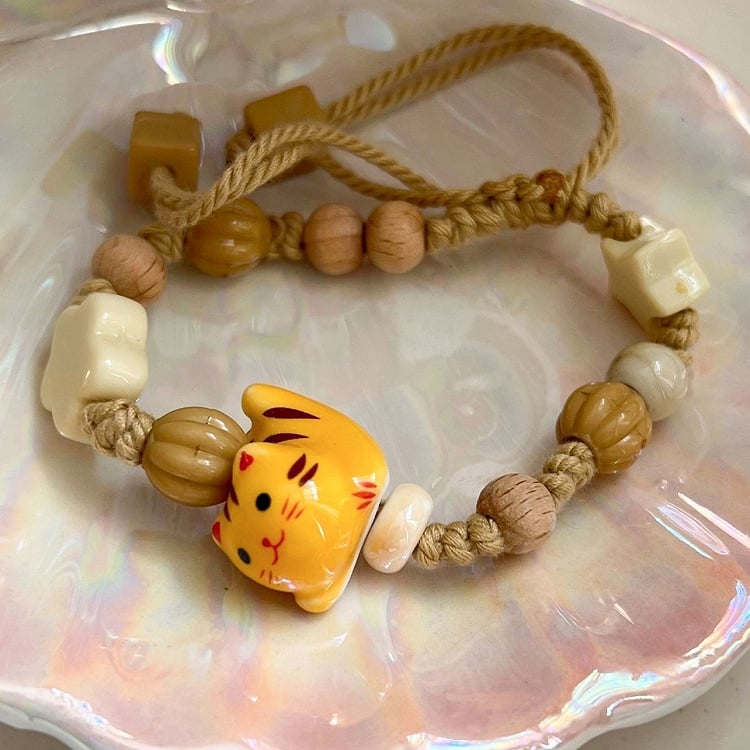 Star And Cat Color Decorated 3 Options Bracelet