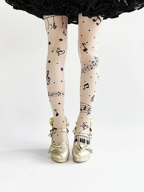 - PU Bow Top High at Hime Golden Heels Lolita