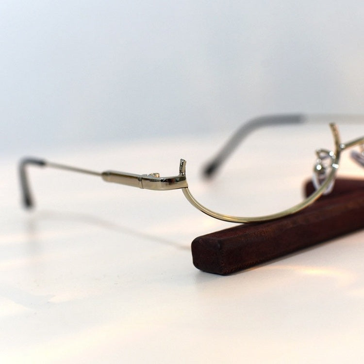 Silver Frame Cyberpunk Eyeglasses