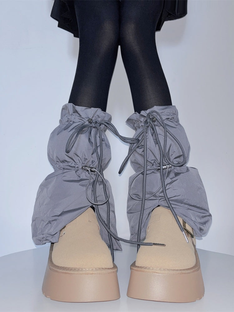 Y2K Short Version Drawstring Cuff Leg Warmers