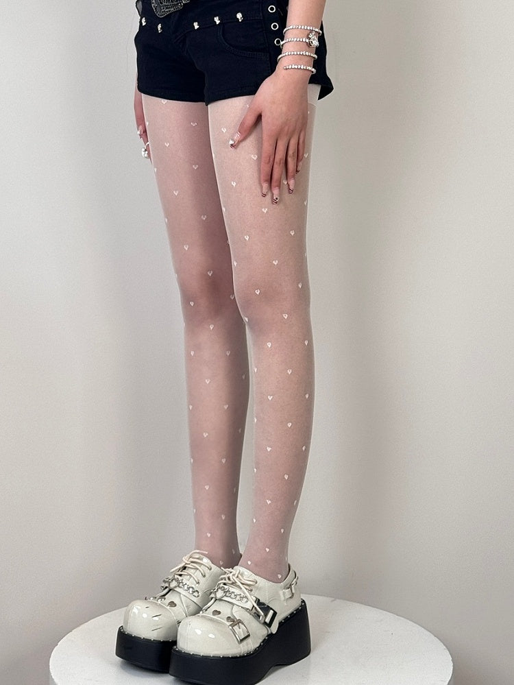 Details Options Bittersweet Tights Heart Color 4