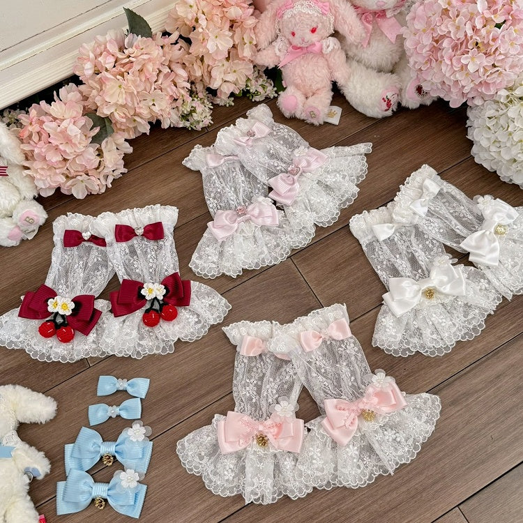 Lace Wrist Options 8 Cuffs Bowknot Details