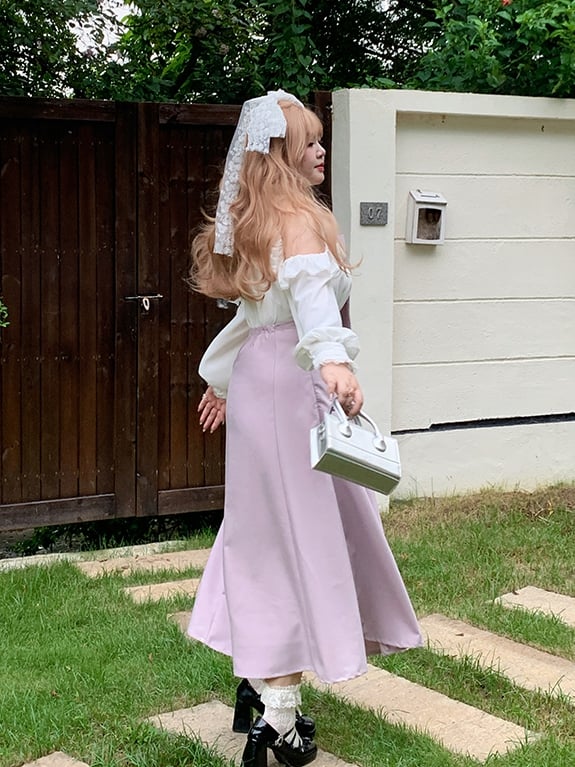 / Bowknot Abnehmbare Schulter Plus Größe Schwarz Taille Kleid Ausschnitt mit Hohe Rosa und