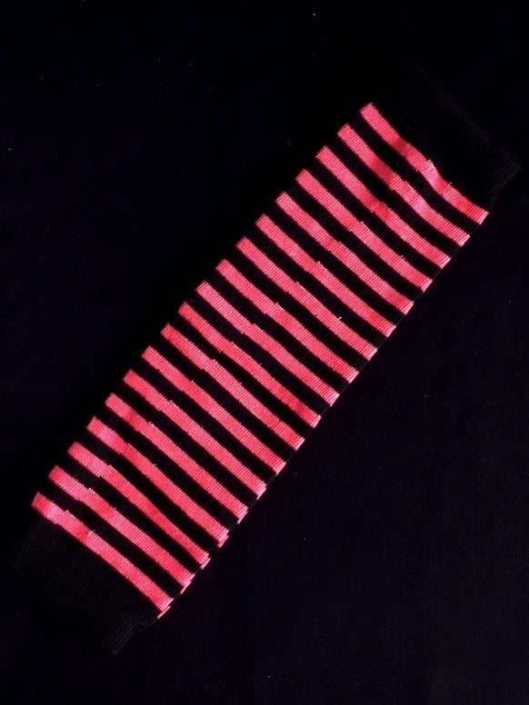 Color – Striped Options Y2K Fingerless Warmers 6 Arm