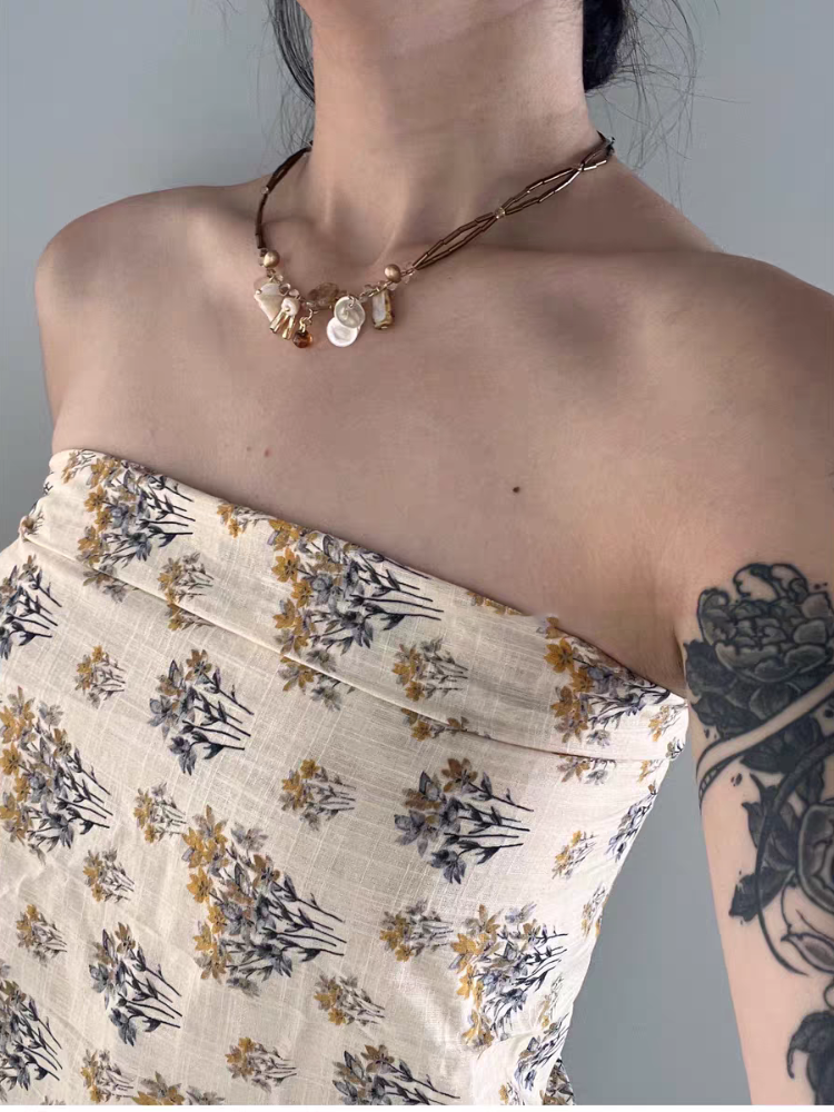 Maiglöckchen-Perlenkette