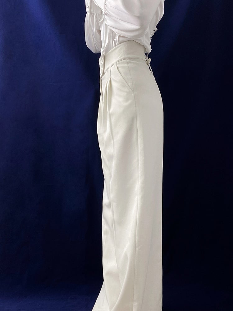 Pants Lolita Ouji White Off