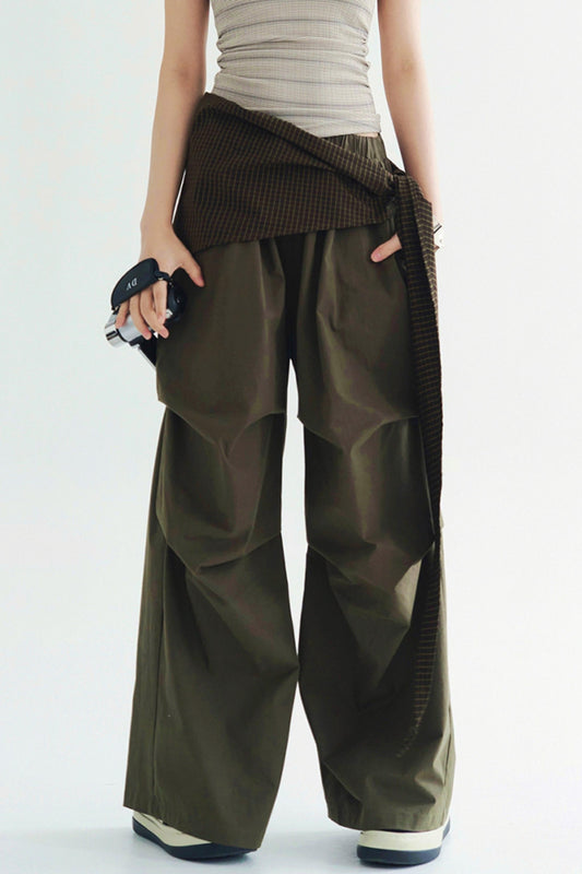 Elegant Pants Trouser Wide Pleated