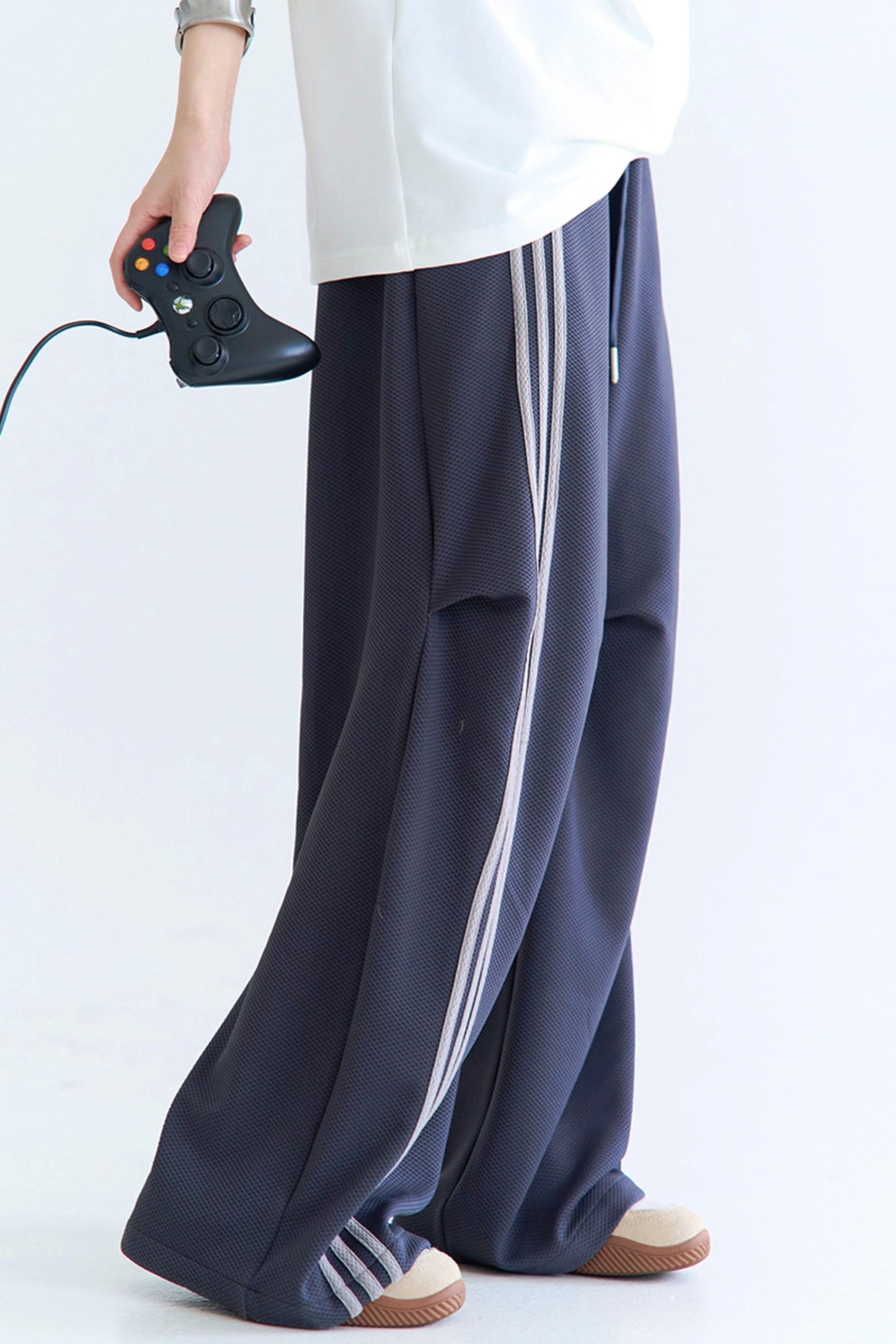 Crash Leg Pants Wide Color