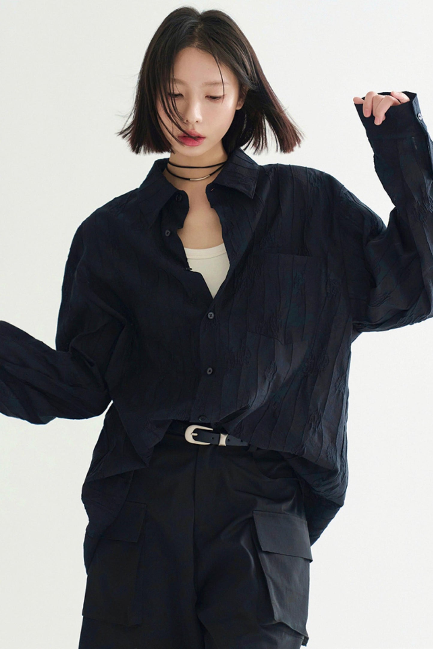 Tops Lightweight Solid Long Sleeve