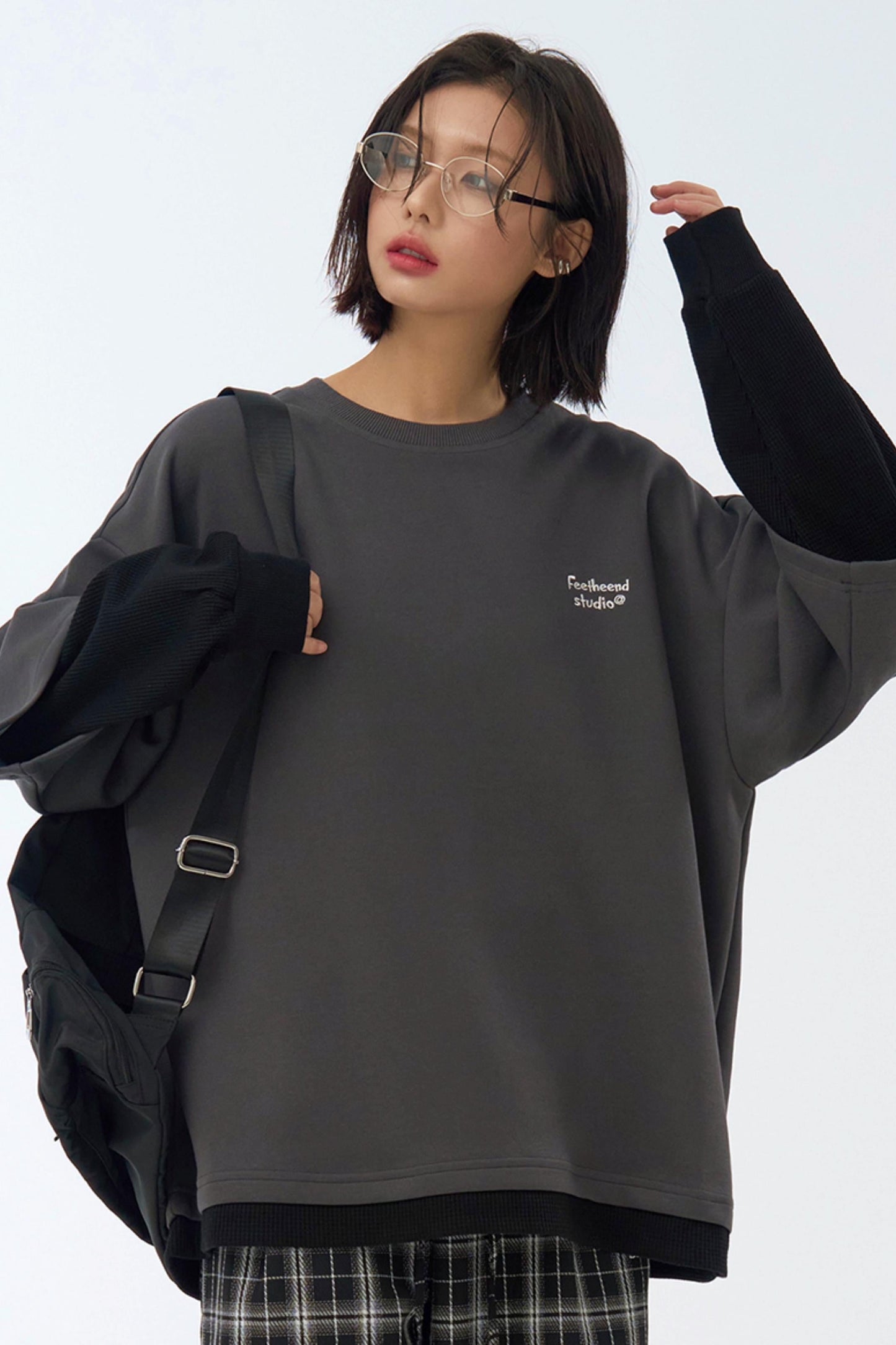 Unisex Neck Round Top