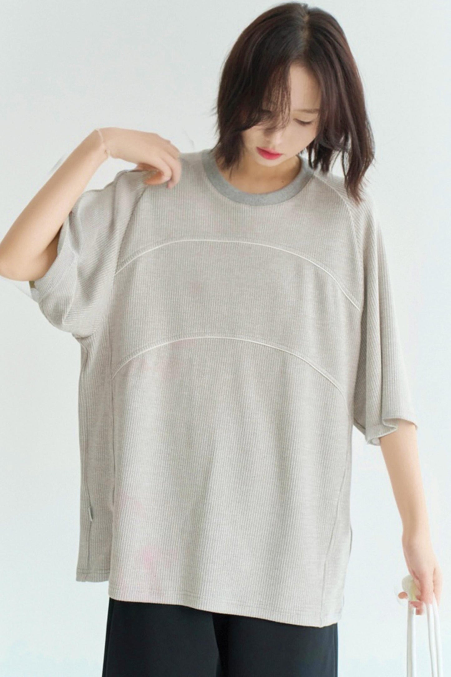 line design block T-shirt Color