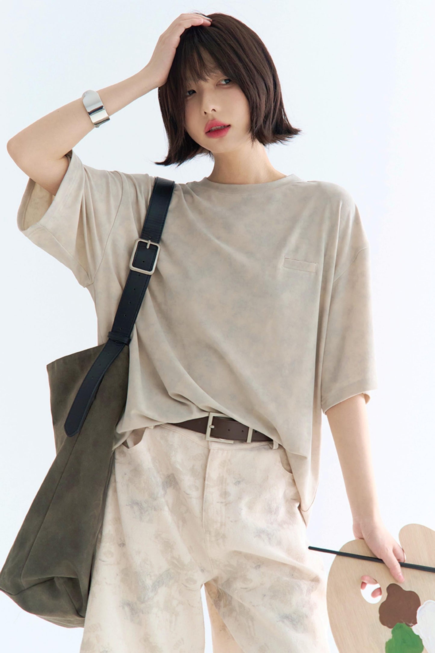Loose Fit Yarn Diesel Die T-Shirt