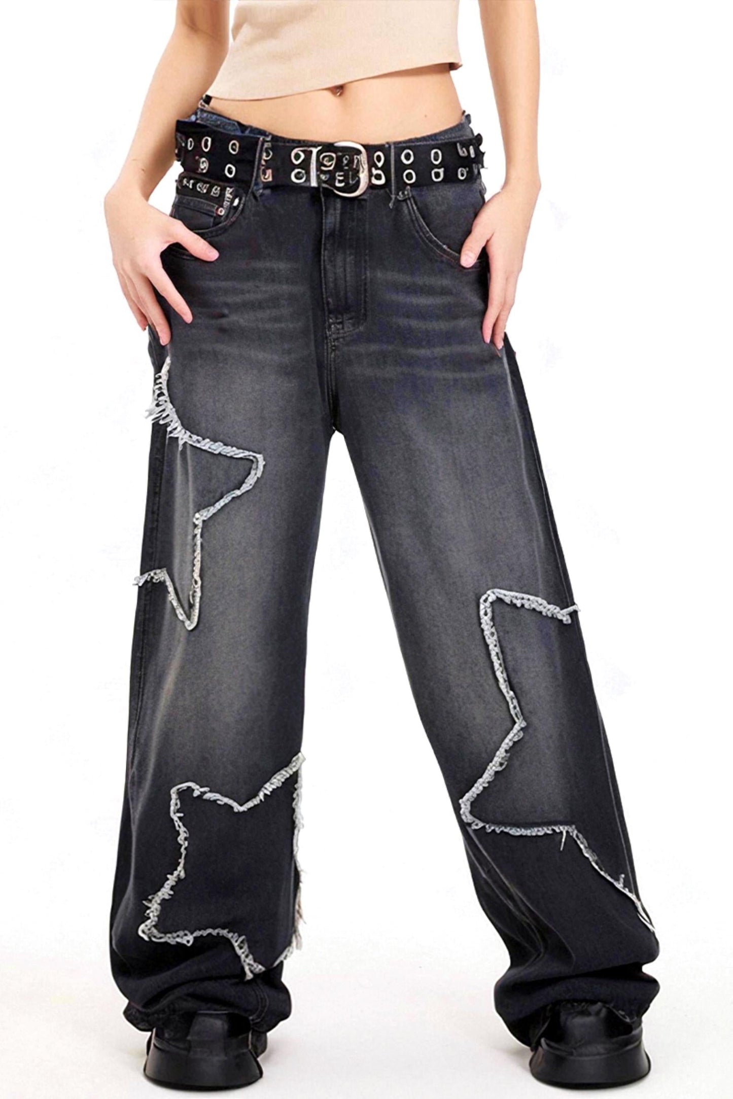 Jeans Edge Pentagram Raw Denim