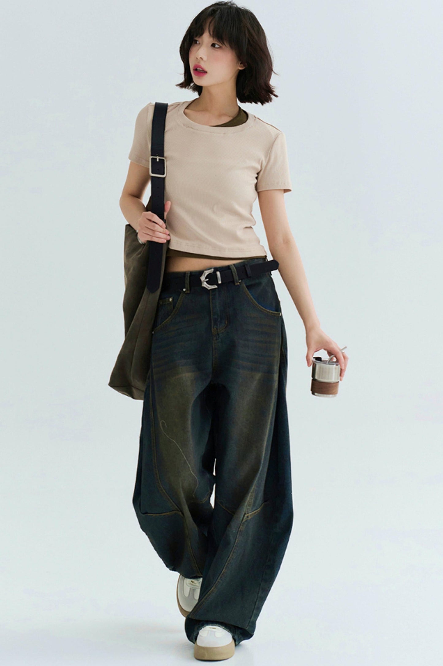 cotton T-shirt slim-fit Stretch